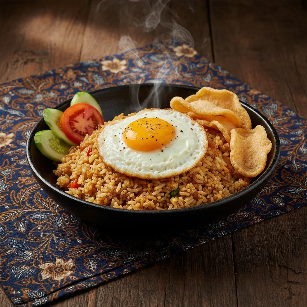 Nasi goreng bij Toko Rasa Baru