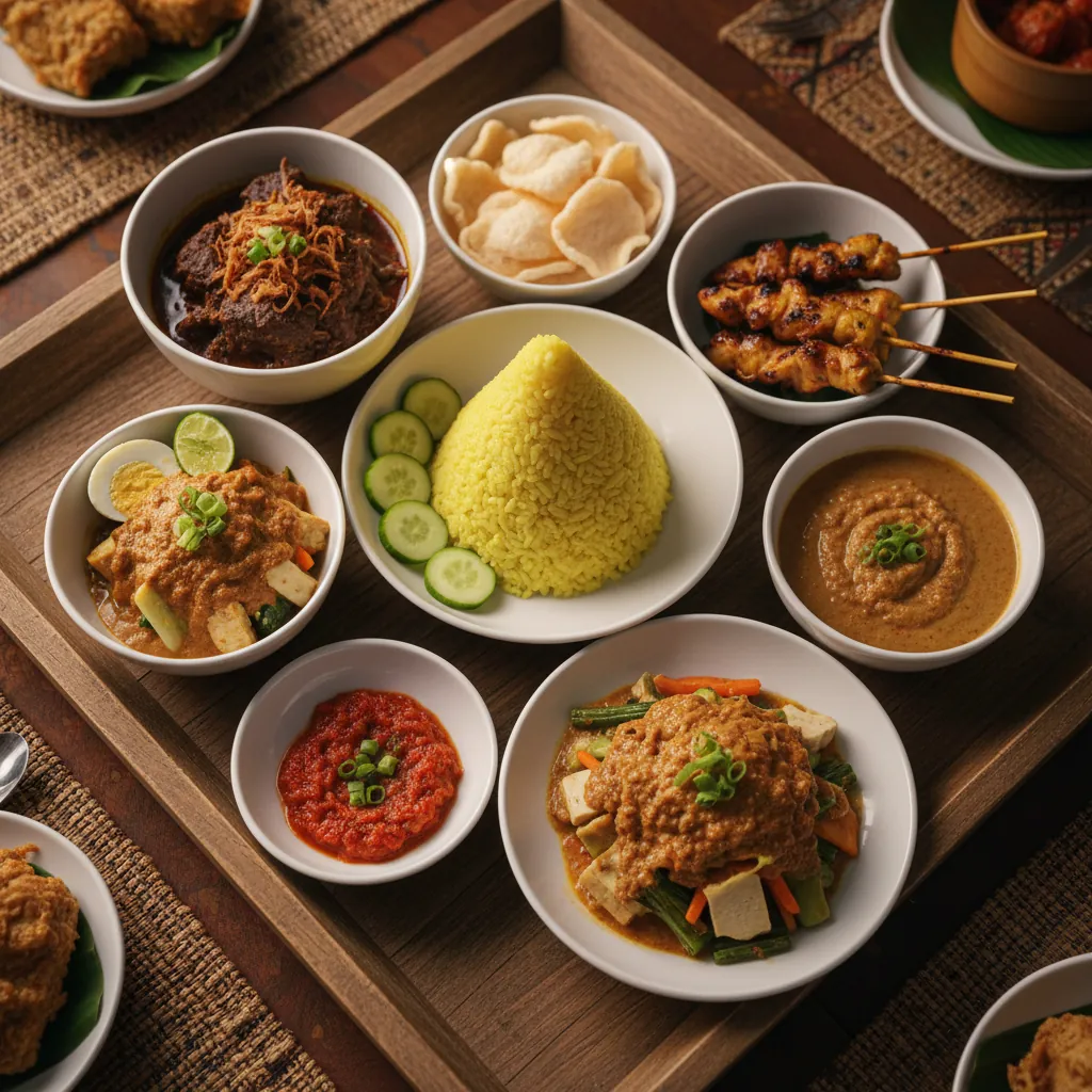 Indonesische rijsttafel bij Toko Rasa Baru